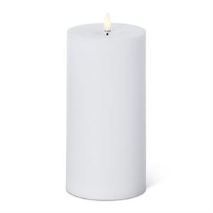 White ON/OFF Touch LED Pillar Candles - 4 inch Diameter