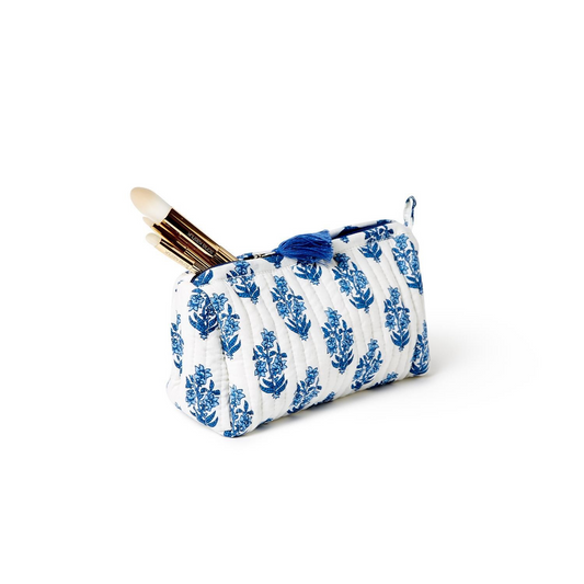 Blue Cosmetic Bag Set