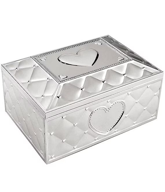 Childhood Memories Silverplate Musical Jewelry Box
