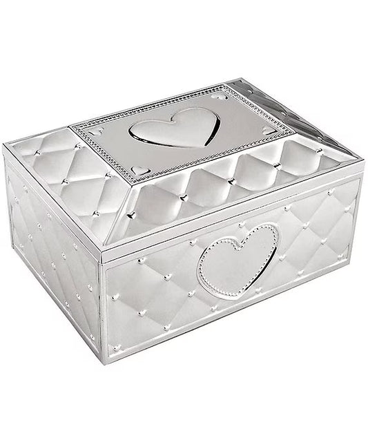 Childhood Memories Silverplate Musical Jewelry Box
