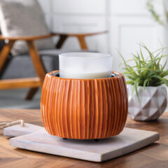 Crock Candle Warmer  Harvest Pumpkin