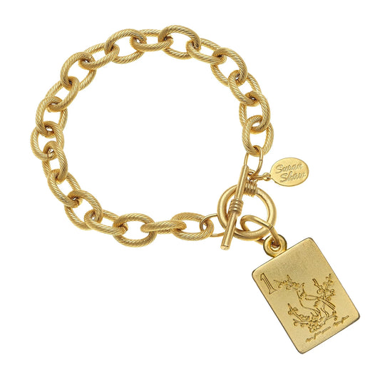 Susan Shaw Bird Bam Mahjong Toggle Bracelet 2088G