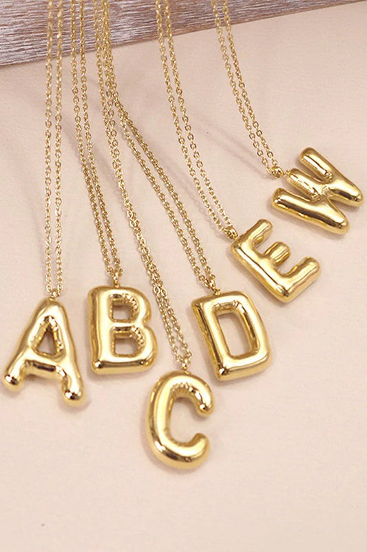 Gold Initial Necklace