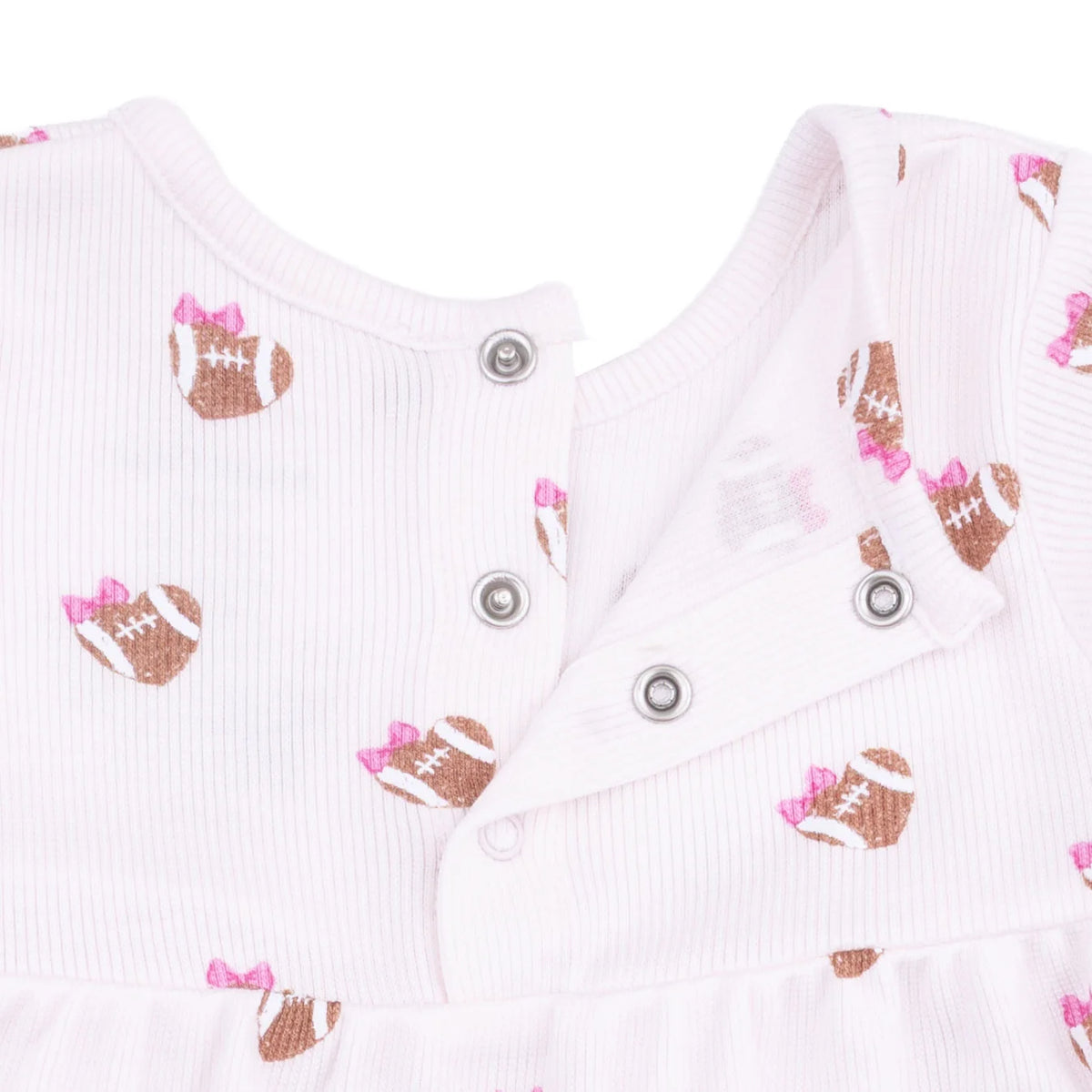 Mini Football Hearts  Simple Dress and Bloomer