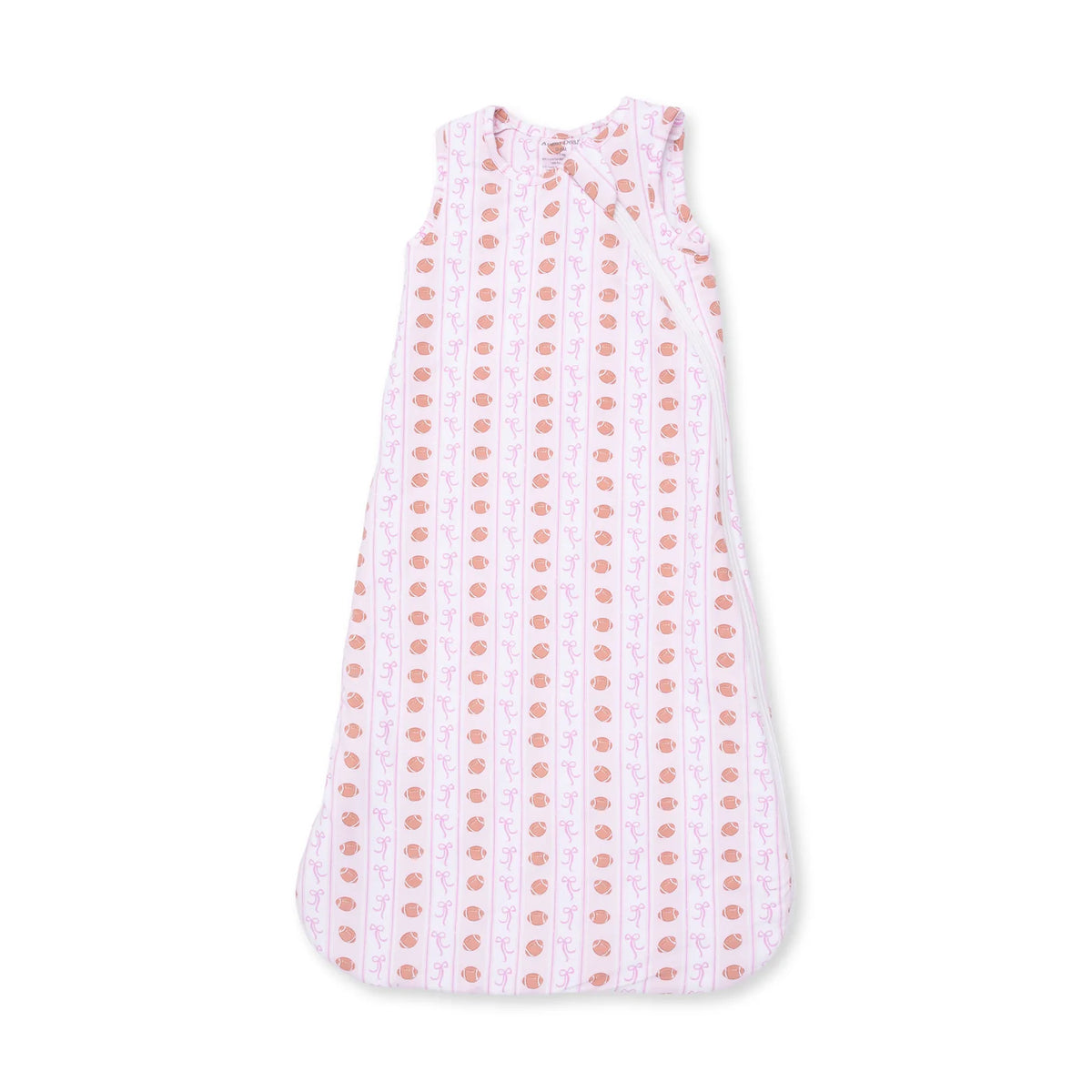 Football Bow Stripe  Sleep Bag