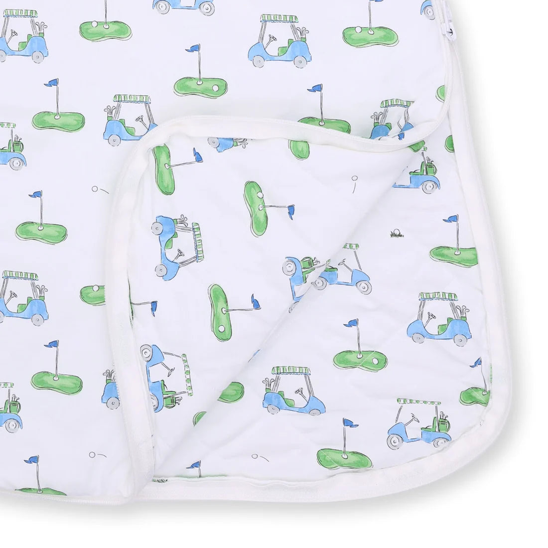 Golf Carts Blue Sleep Bag