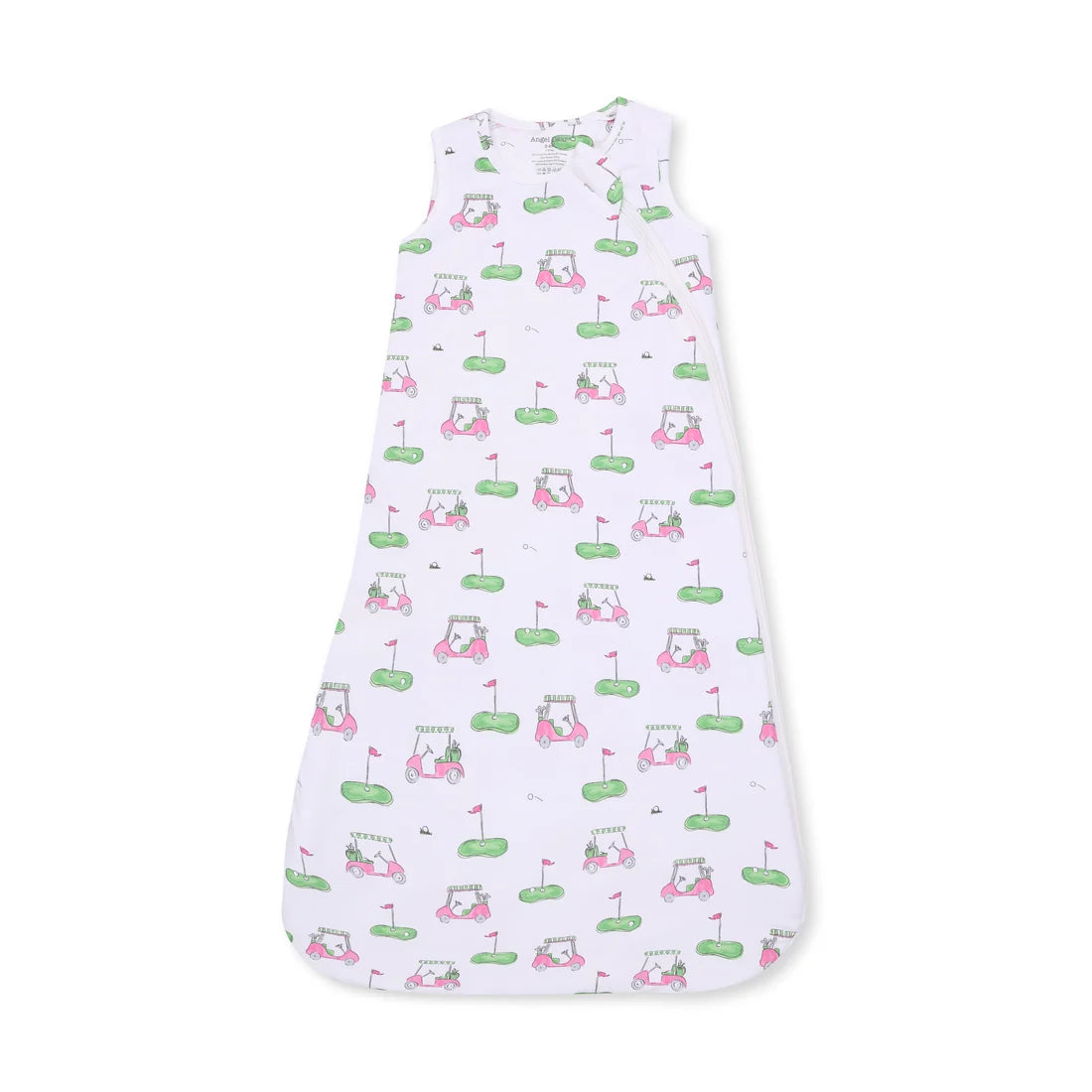 Golf Carts Pink Sleep Bag