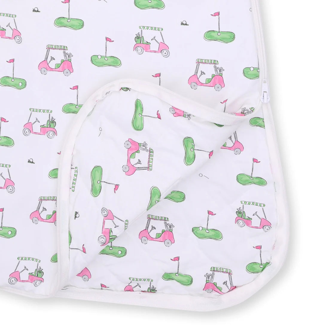 Golf Carts Pink Sleep Bag