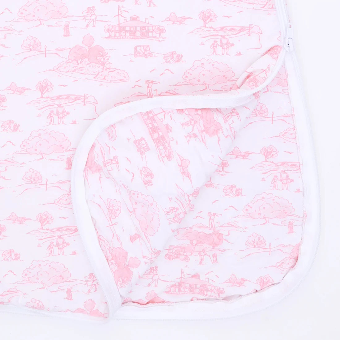 Golf Toile Pink Sleep Bag