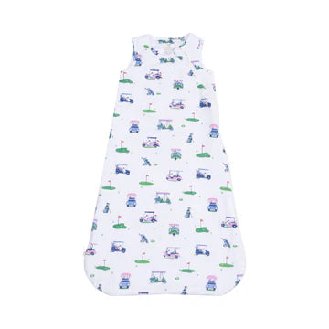 Sleep Bag - Vintage Golf Carts Pink - 0-6M