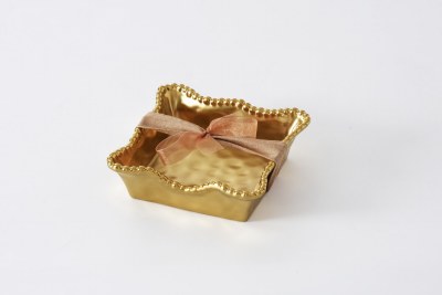 Cocktail Napkin Holder Gold