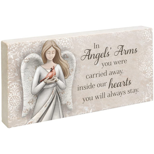 In Angels' Arms Marble Paver
