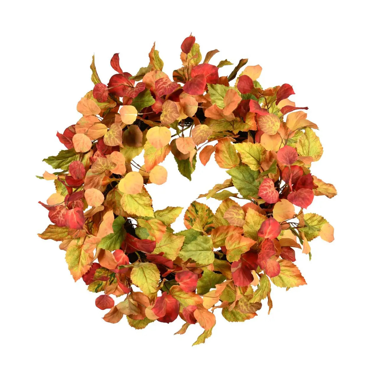 Aspen Leaf Wreath Autumn 23 Inch
