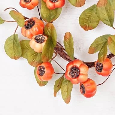 4in Candle Ring-Mix Podka Pods With Leaves
