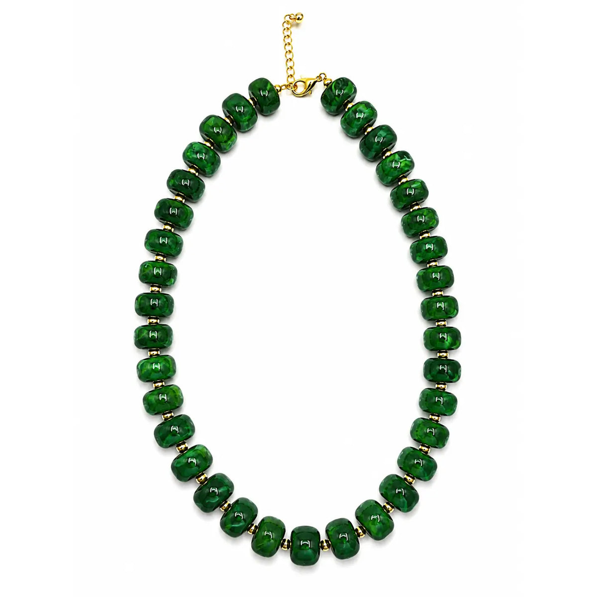Luxe Marbled Beaded Candy Necklace