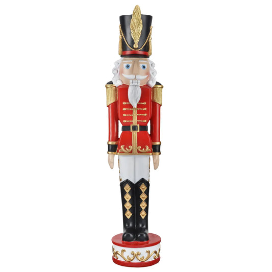 Red and Black Large Decorative Nutcracker