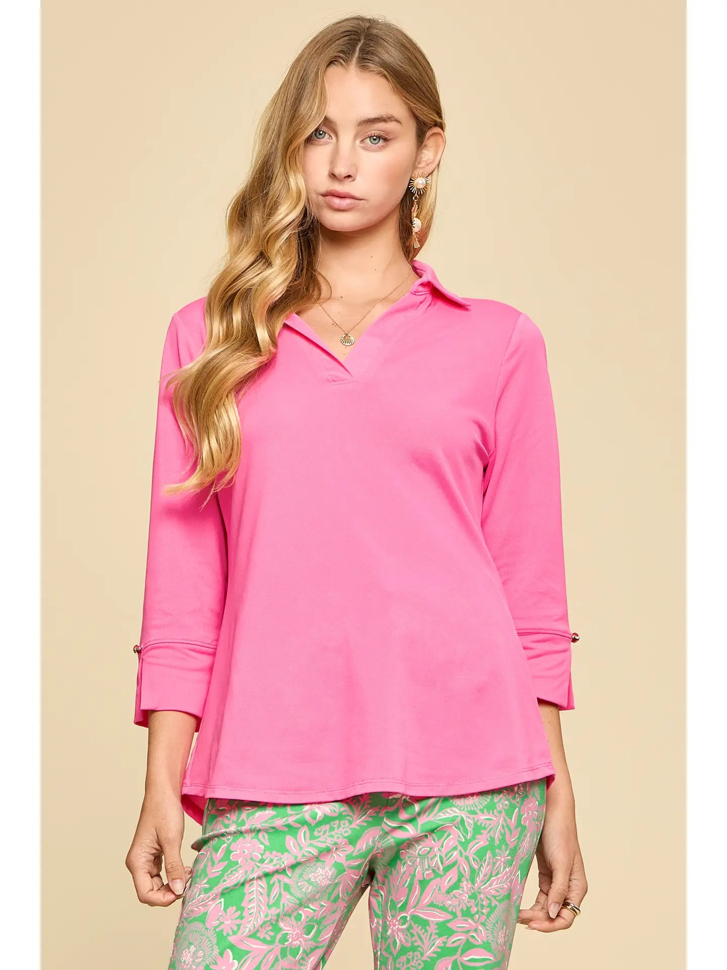 Georgian Pink Top