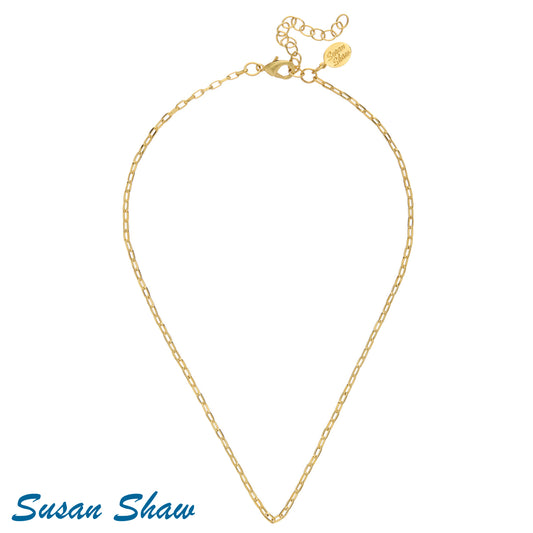 Susan Shaw Cable Chain Necklace 3021G
