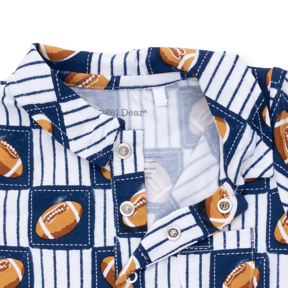 Football Patchwork Polo Shortie