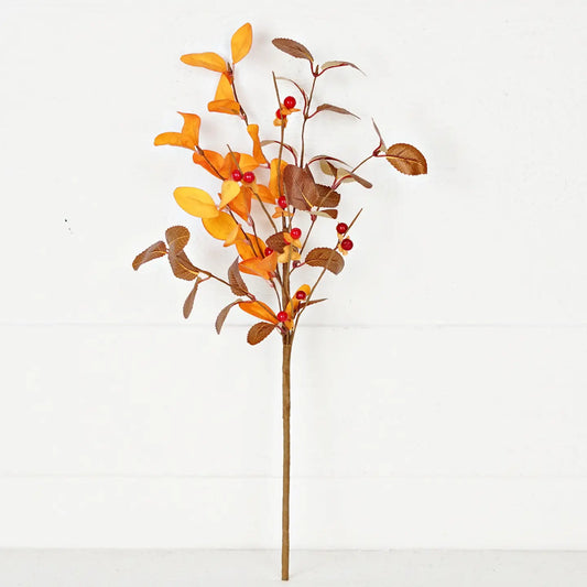 18in Spray-Fall Mix Leave with Bittersweets