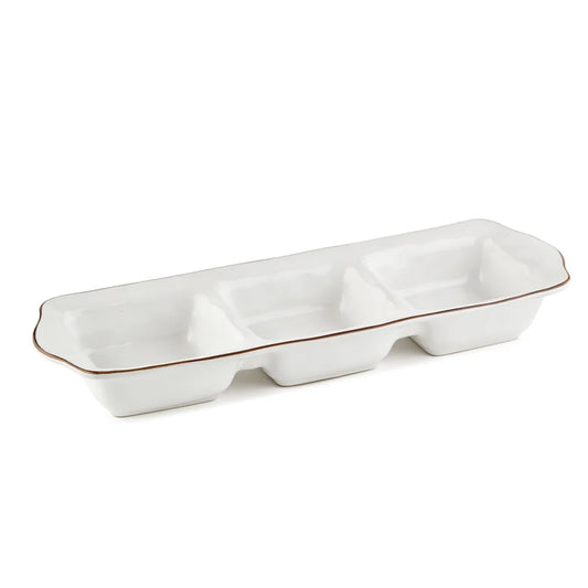 Skyros Cantaria 3 part Tray White  3572