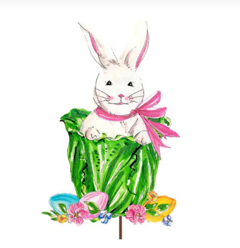 Cabbage Bunny Stake