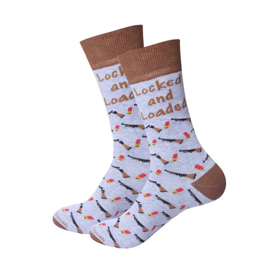 Locked and Loaded Mens Socks