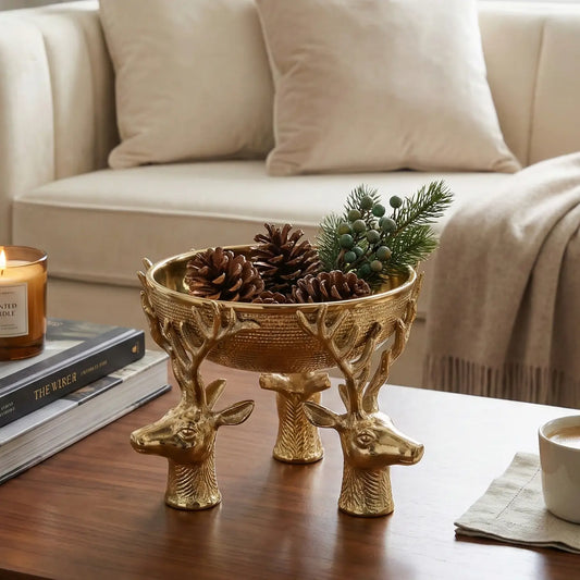 Gold Deer Bowl
