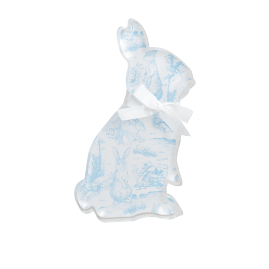 Tall Toile Acrylic Bunny Sitter