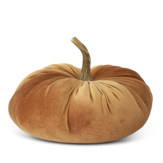 7.25 inch Velvet Pumpkin