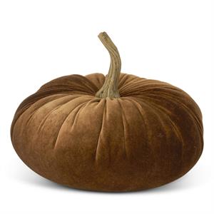 7.25 inch Velvet Pumpkin