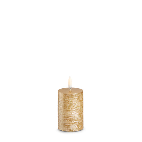 2 x 3 Gold Candle