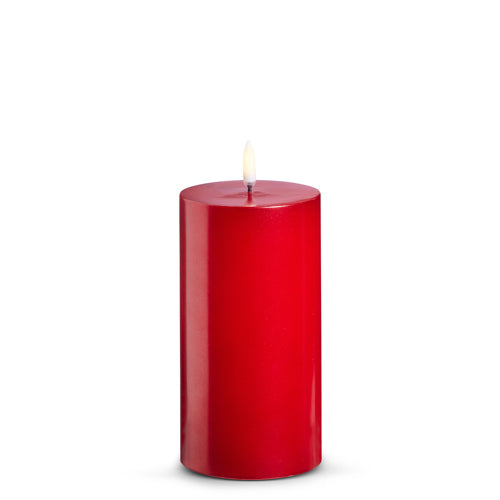 3 x 6 Flameless Red Candle