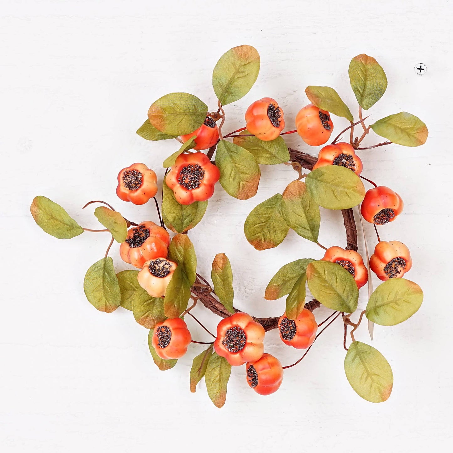 4in Candle Ring-Mix Podka Pods With Leaves