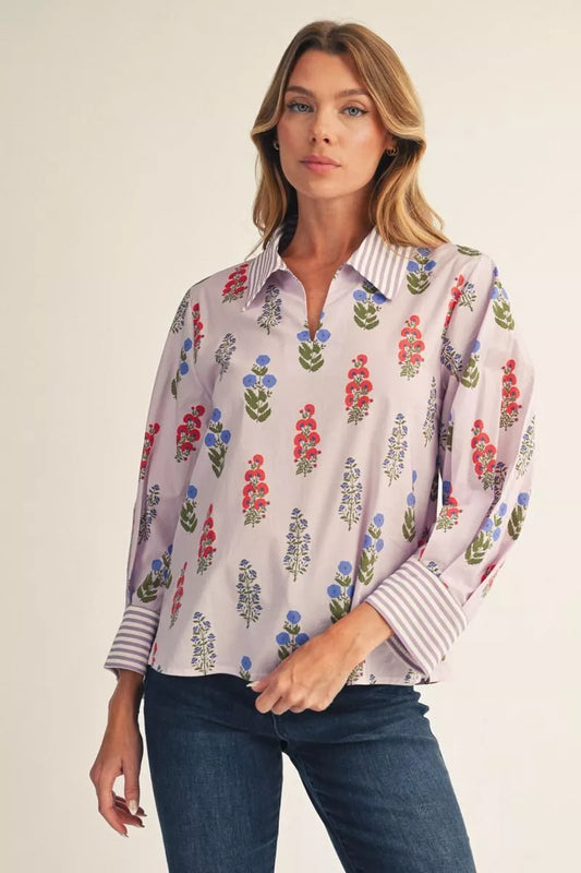 Lavender Fields Blouse