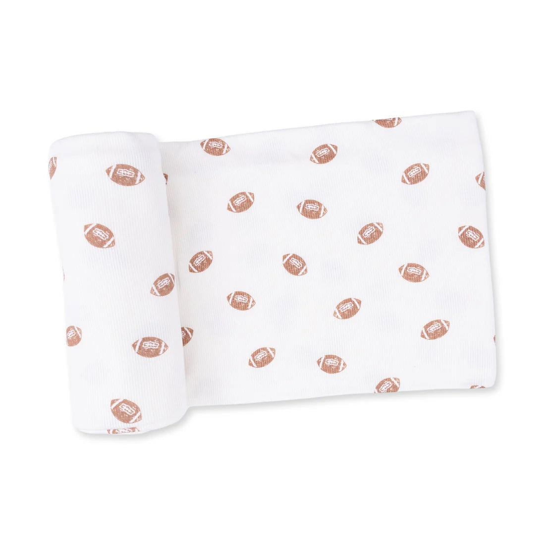 Mini Footballs Swaddle Blanket