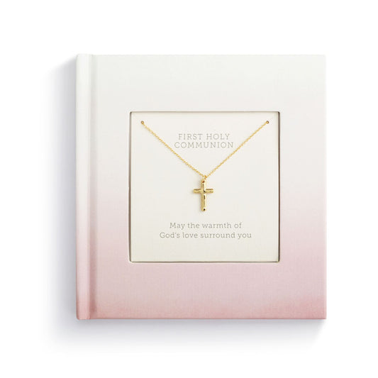 Book and Necklace First Communion