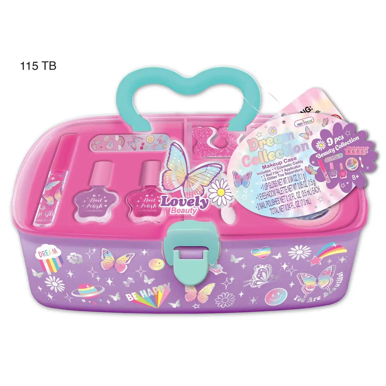 Dream Collection Tie Dye Butterfly Make up Case