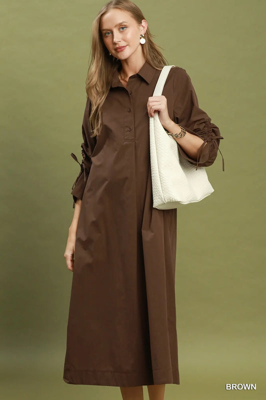 Fall is in the Air Midi Dress