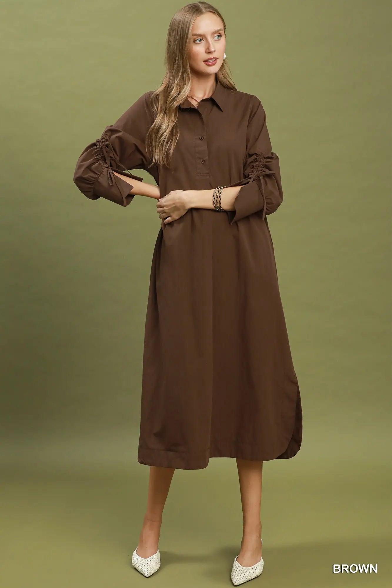 Fall is in the Air Midi Dress