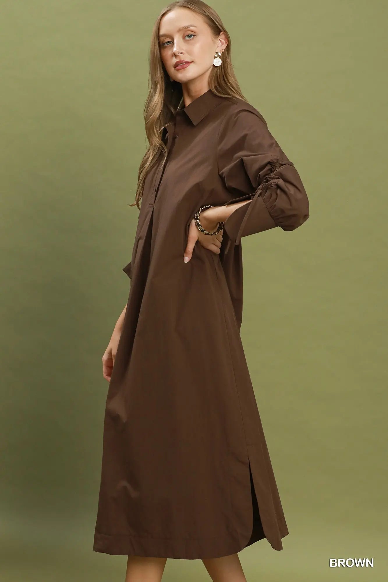 Fall is in the Air Midi Dress