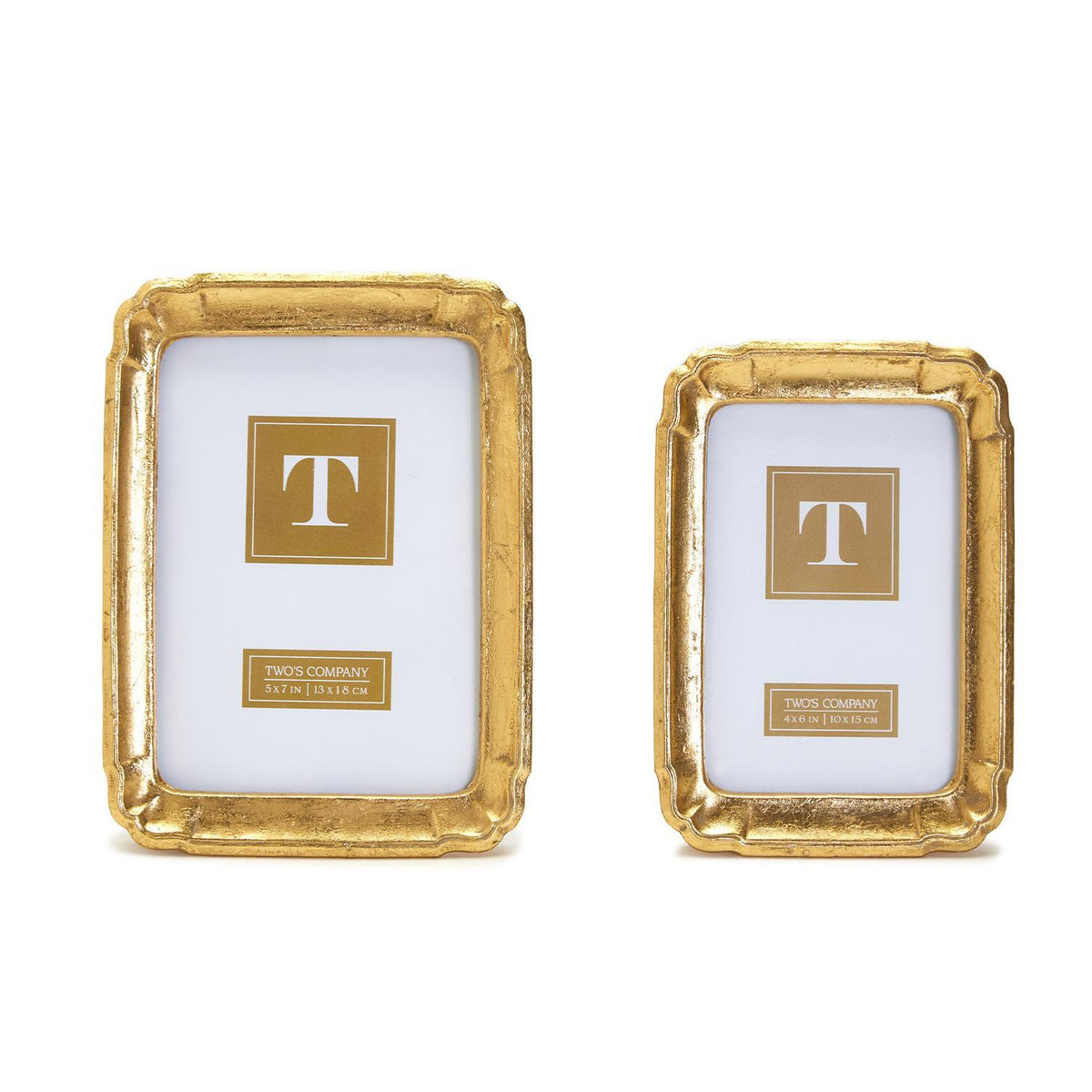 Gold Corner Fluted Frame 4x6