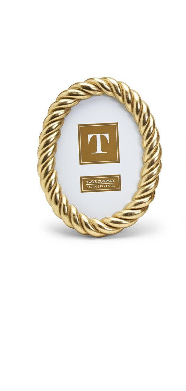 Gold Rope 5 x 7 frame