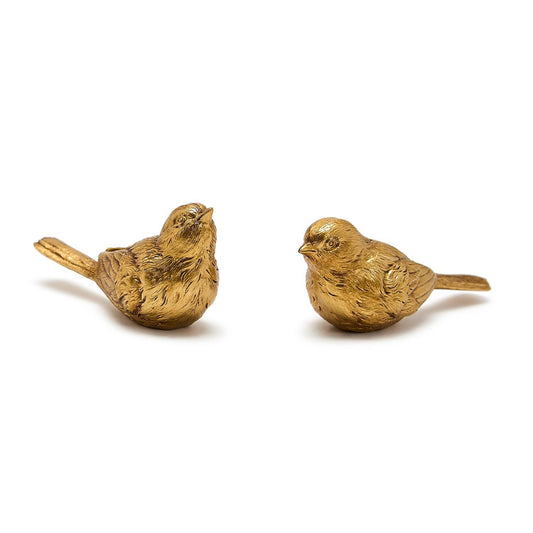 Small Gold Bird Decor