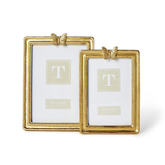 Gold 4x6 Frame with Butterfly