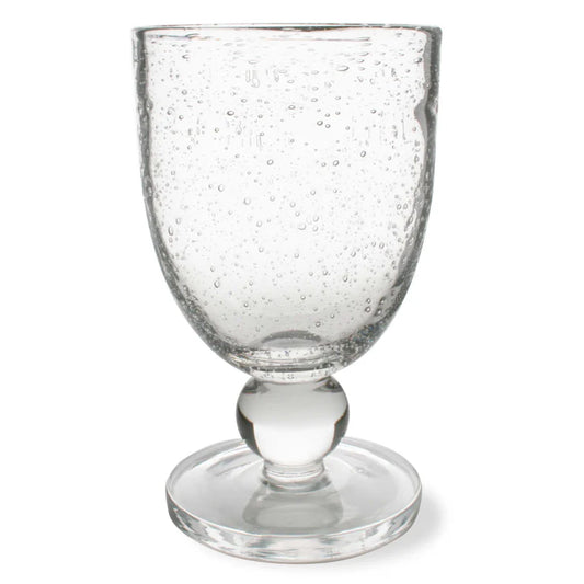 Tag Clear Bubble Goblet