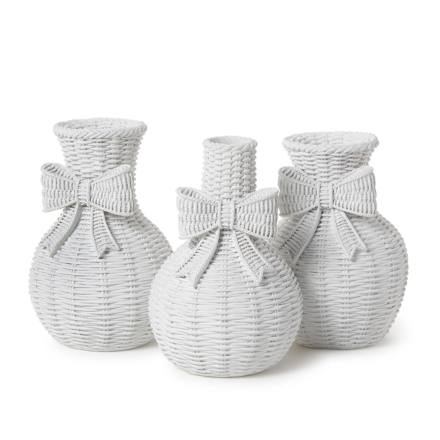 Bow Basket Weaved Vase