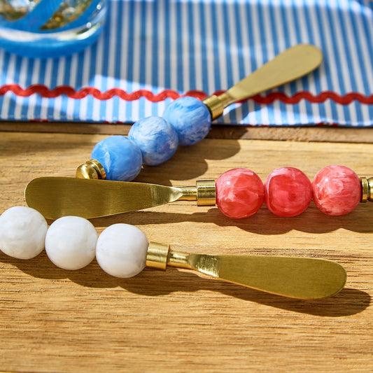 Spreaders in Three Colors  Red, White, Blue