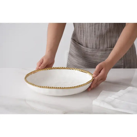 Shallow Round Pasta Bowl