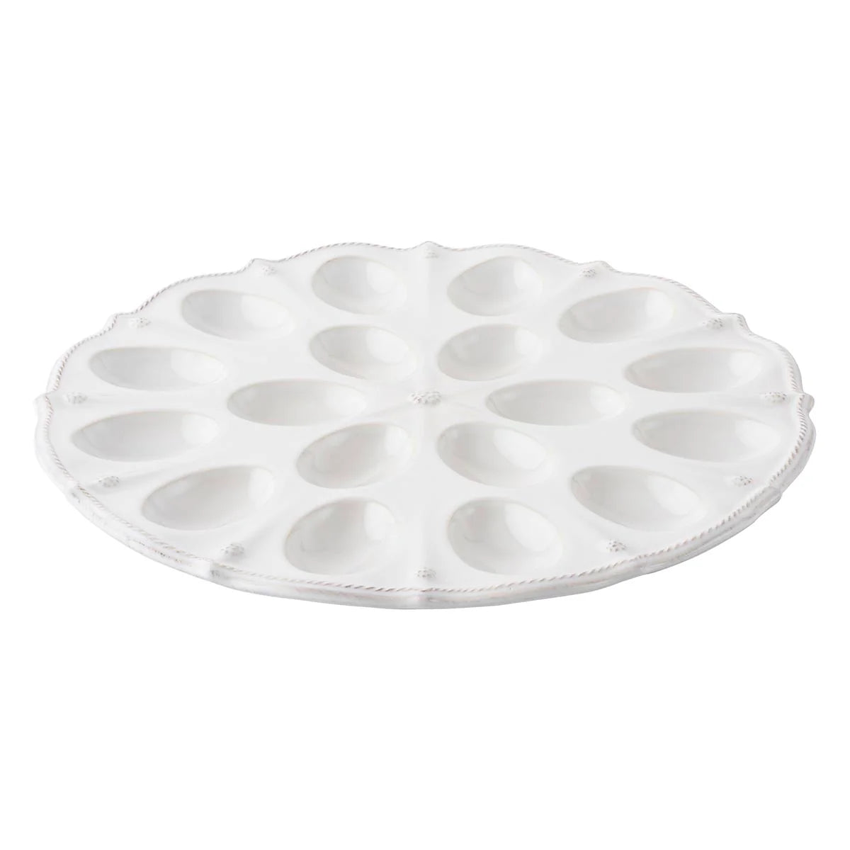 Berry & Thread  13" Deviled Egg Platter - Whitewash